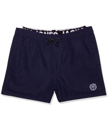 JACK & JONES Boys Jpstfiji Jjswim Wb Ly Sn Jnr Swim Shorts 152 Marine