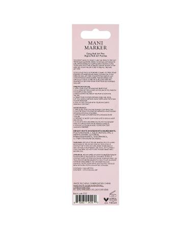 Nails.INC Bright White Mani Marker Nail Pen - Professional Nail Art Tool - Buy Online on GoSupps.com