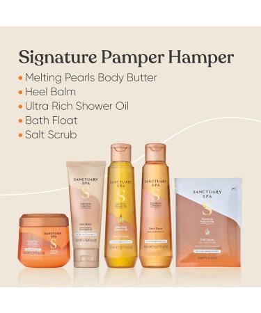 Sanctuary Spa Signature Pamper Hamper Gift Set - Vegan Women's Birthday Gift - Buy Online on GoSupps.com