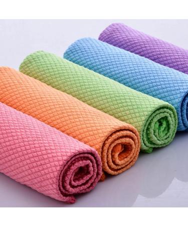Probable Cleaning Cloth Probablei Fish Scale Cleaning Cloth Streak-Free Miracle Cleaning Cloths - Reusable (15PC 30 * 40CM) 15pc 30*40CM - Buy Online on GoSupps.com
