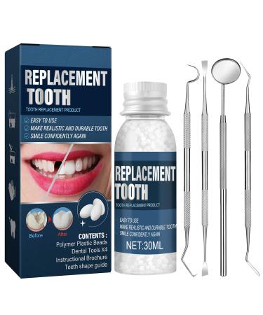 Bandxin provisional dentures dental repair set Temporary prosthesis instant veneer dentures thermal adhesive pearls and dental care for repair broken teeth