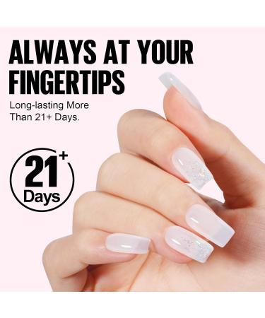 Tomicca 5 in 1 Milky White Builder Nail Gel 15ml - UV/LED Rubber Base for Nail Extension Repair & Strengthening - Buy Online on GoSupps.com