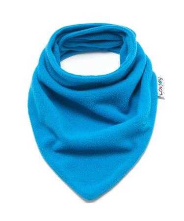 Baby Toddler Cute Warm Fleece scarf/Snood. Soft & Cozy. Fits 6 months - 5 Years. More Designs for Boys & Girls! Bright Blue