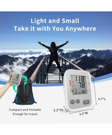 Blood Pressure Monitors for Home Use - Adjustable Upper Arm BP Cuff 2x99 Memory USB & Battery Included - Buy Online on GoSupps.com