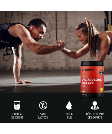 L-Citrulline Malate 2:1 Powder 600g - Highly Dosed Pre-Workout Amino Acid - 4800mg Citrulline Malate - Optimal Solubility & Maximum Purity - Laboratory Tested Vegan & No Additives - Buy Online on GoSupps.com