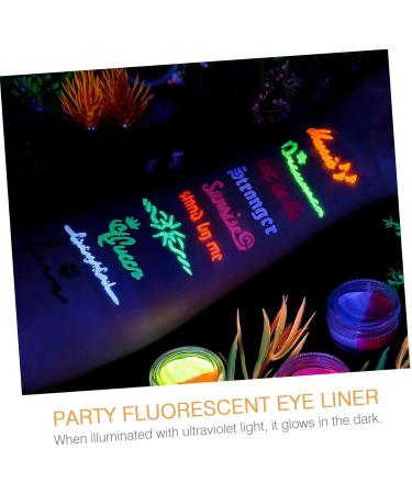 Angoily 6pcs Fluorescent Eyeliner Eyeshadow Party Fluorescent Eye Liner Stylish Eyeliner Gel Fashion - Buy Online on GoSupps.com