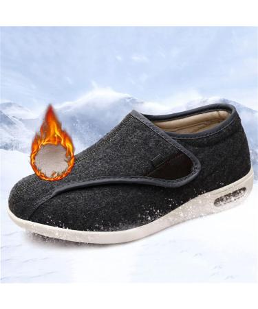 Yytcsjz Women Comfort Diabetic Slippers - Lightweight Air Cushion Walking Shoes for Elderly | Black 23.5cm Foot Length | Ideal Gift for Healthier Parents - Buy Online on GoSupps.com