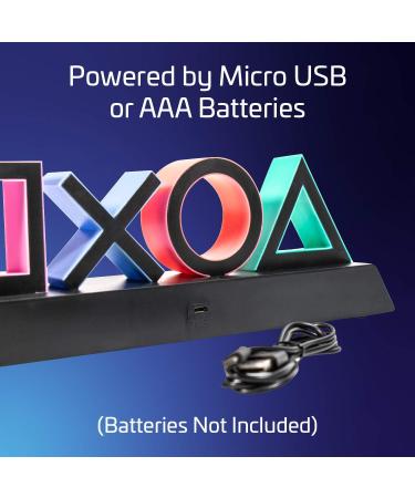 Shop Paladone Playstation Icons Light - Music-Reactive Game Room Lighting | 3 Modes | 31x7x11 cm - International Shipping Available - Buy Online on GoSupps.com