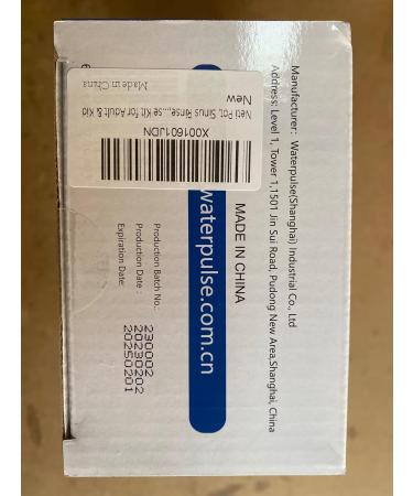 Anzorhal Neti Pot Sinus Rinse Nose Cleaner with 60 Packets Salt and Thermometer Sticker - Adult & Kid Nasal Wash Solution - Buy Online on GoSupps.com