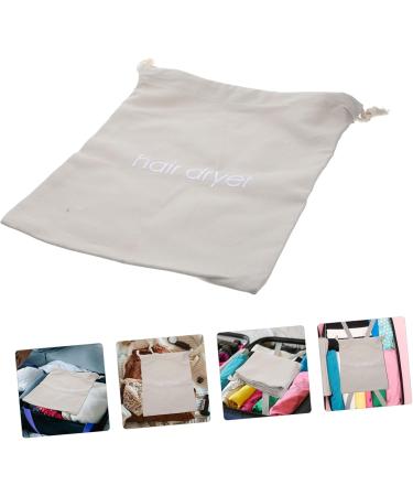 SOESFOUFU Hair Dryer Storage Bag Hair Dryer Travel Bag Drawstring Bag Guest Room Supplies Hair Dryer Organizer Hair Dryer Bag Hair Dryer Supplies Storage Organizer Hair Dryer Storage Pouch 33x30cm Light Grey - Buy Online on GoSupps.com