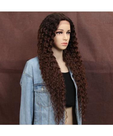 Shop Style Icon 71cm Curly Wave Lace Front Wigs for Women - Synthetic Heat-Resistant Baby Hair - TT6/33 - Buy Online on GoSupps.com