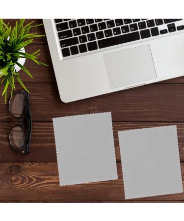 20pcs Microfiber Cleaning Cloths for Glasses Phones and Cameras - Eyeglass Lens Cleaner & Scratch-Free Wipes in Grey - Buy Online on GoSupps.com