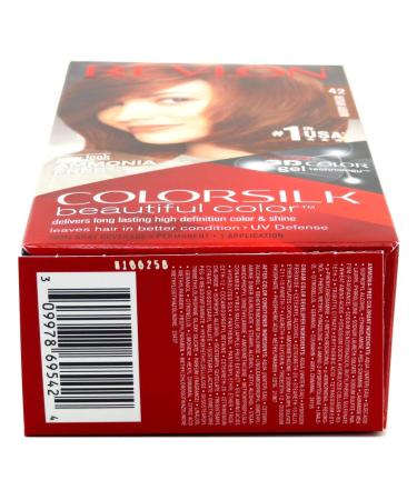 Colorsilk Permanent Hair Color - Medium Auburn (42/4R) | Long-Lasting Vibrant Color - Shop Now for International Shipping - Buy Online on GoSupps.com