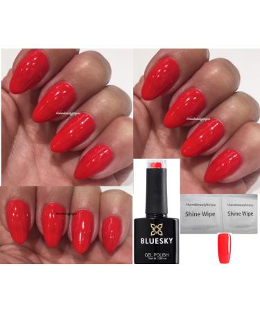 Bluesky Gel Nail Polish Red Romance Red Color 63917 UV LED Soak Off 10ml