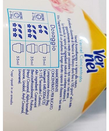 Vernel Concentrated Fabric Softener - Peony & White Tea 1300ml | Premium Softening Solution for International Shipping - Buy Online on GoSupps.com