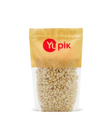 Yupik Blanched Peanuts Skinless & Raw 1 kg 6 Count Kosher Crunchy Nuts No Skins Unsalted Oil-Free Source of Fiber Protein Snacks Ideal for Baking & Cooking