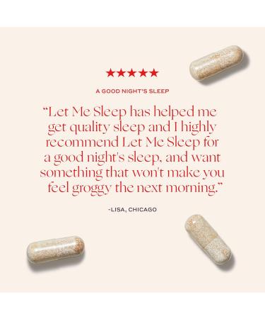 Womaness Let Me Sleep Sleep Aid for Adults - Melatonin & Magnesium Supplement - Nighttime Rest Support with Magnesium for Better Relaxation and Night Sleep Support Evening Wellness - 30 Capsules - Buy Online on GoSupps.com