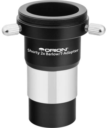 Orion 1.25" Shorty 2X Barlow Lens and Camera T-Adapter
