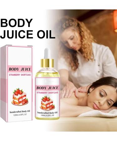 IFFANY Body Juice Oil Strawberry Shortcake New Strawberry Shortcake Body Oil 2024 Natural Strawberry Essential Oil Handmade Body Oil for Women - Buy Online on GoSupps.com