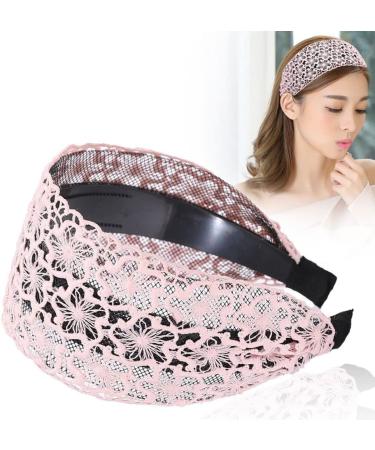 Black Flower Lace Hair Hoop for Women and Girls - Wide Headband for Makeup, Washing Face, and Hair Accessorizing - Buy Online on GoSupps.com