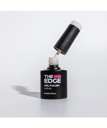 THE EDGE Gel Nail Polish 8ml - The White French - UV/LED Manicure/Pedicure for Salon & Home Use Highly Pigmented/Long Lasting/2-Coat Coverage - Buy Online on GoSupps.com