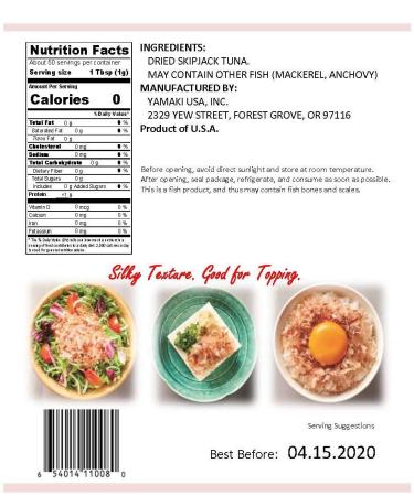 Yamaki Bonito Topping Kezuri 1.76 oz - Soft, Fluffy, Mild Flavor - Buy Online on GoSupps.com