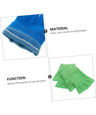 Mikinona 2 Pairs Gel Gloves Hydrating Gloves Skincare Gloves Cotton Moisturizing Gloves Lotion Gloves Dry Hands Gloves Overnight Cracked Hands Repair Gloves Hand Moisturizer Gloves Knitting - Buy Online on GoSupps.com