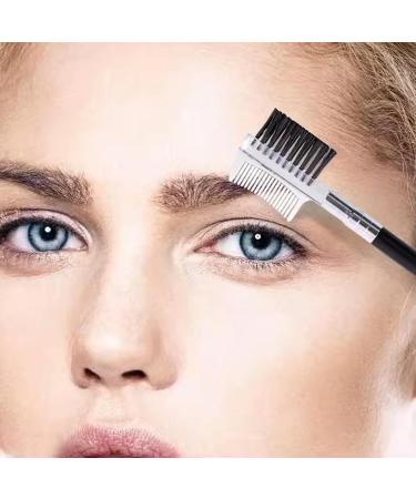 Swysgs 2-in-1 Eyelash & Brow Brushes Set - Double-Sided Eyebrow Comb & Eyelash Separator Tool for Women | Essential Makeup Accessories - Buy Online on GoSupps.com