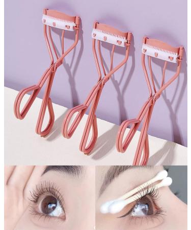 Eyelash Curler with Comb Teeth Beginner's Portable False Eyelash Eyelash Curler Detachable High Curling Lash Curler Tool Comfortable to Hold & No Harm Skin to Enhance Eyelashes - Buy Online on GoSupps.com