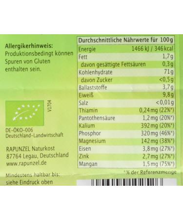 Buy Organic Rapunzel Buckwheat 2x1 kg - Healthy & Gluten-Free Grain - International Shipping - Buy Online on GoSupps.com