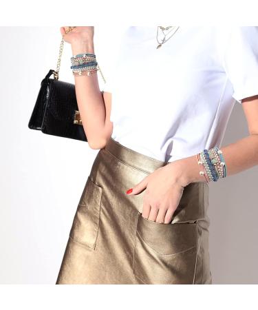 Juome 20Pcs Boho Hair Ties for Women/Girls - No Damage Ponytail Holders for Thick Hair (4 Colors) - Buy Online on GoSupps.com