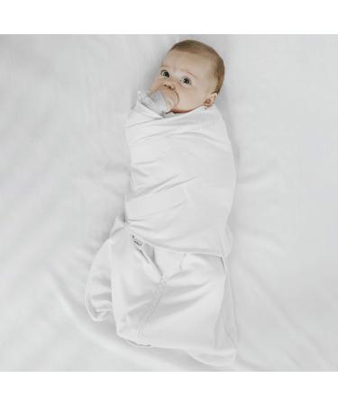 HALO Baby Sleeping Bag Swaddle | 1.5 TOG SleepSack | White 100% Cotton | Easy Zip Access | Newborn Sleep Sack | Boys & Girls 4-6 Months - Buy Online on GoSupps.com