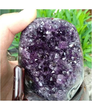 Amethyst Rough Stone 800g Amethyst Quartz Cluster - Uruguayan - Crystals - Gemstones - Geodes - Minerals Stone Collection - Buy Online on GoSupps.com