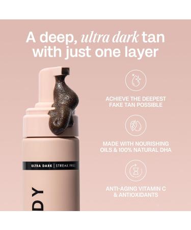 Bali Body Self-Tanning Mousse Ultra Dark | Streak-Free Green Tinted Self-Tanner | 100% Vegan Cruelty Free Australian Made | Deep Bronzed for All Skin Types - 200ml - Buy Online on GoSupps.com