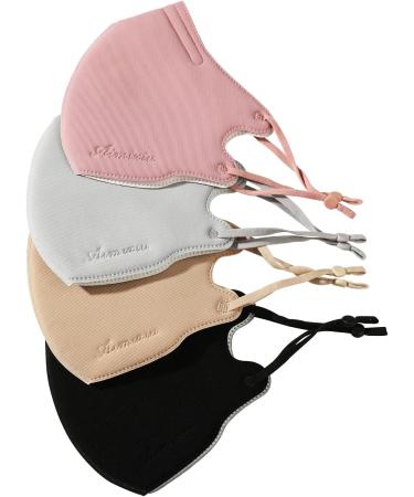 GTHY Cotton Mask Dustproof Breathable Adult Three-Layer Warm Cotton Cloth 3d Adjustable Washable Mask 4-Color Packaging Length 18CM Width 16CM - Buy Online on GoSupps.com