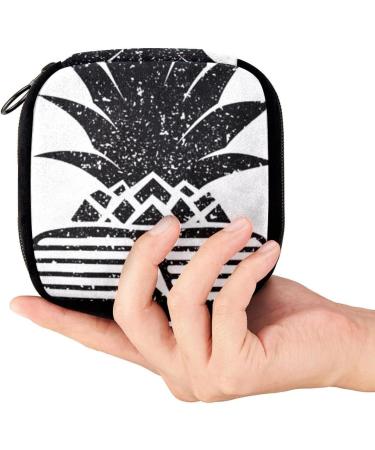 GIAPB Period Bag Sanitary Napkin Storage & Makeup Pouch | Fruit Pineapple Color - Buy Online on GoSupps.com