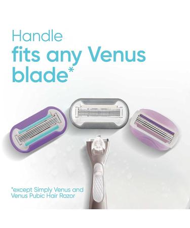 Gillette Venus Extra Smooth Charcoal Women's Razor Blade Refills - 6 Count - Buy Online on GoSupps.com
