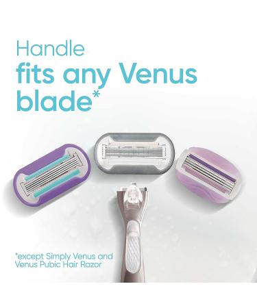 Gillette Venus Extra Smooth Charcoal Women's Razor Handle with 4 Blade Refills - Buy Online on GoSupps.com