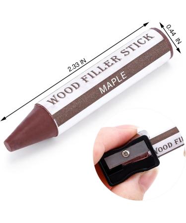 Premium Wood Filler Sticks - 8 Color Crayon Kit for Scratch Repair on Furniture & Floors - Buy Online on GoSupps.com