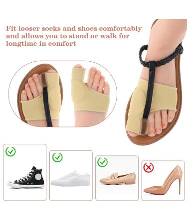 Bunion Corrector Splints - Relief for Overlapping Toes | Comfortable Brace & Spacer Socks for Men & Women - Buy Online on GoSupps.com