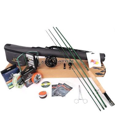 Maximcatch Premier Fly Rod & Avid Roll Combo - Complete 9' Fly Fishing Outfit with 6 WT 5/6 Fly Reel & Equipment - International Shipping Available - Buy Online on GoSupps.com