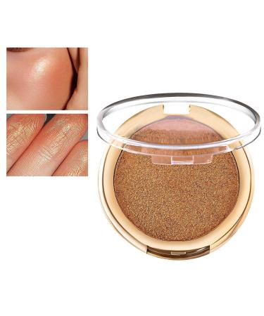 Highlighter Palette | Face Highlighter Palette Long Lasting Shimmering Color - Makeup Powder for Face Collar Ear and Shoulders 6 Colors Tmay 06