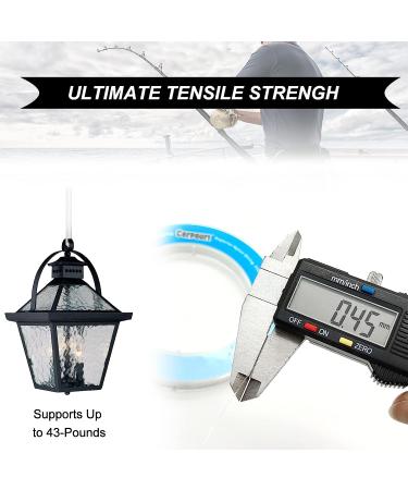 755FT Clear Fishing Wire: Strong Monofilament Line for Hanging Balloon Garland & Crafts - Invisible Nylon Thread for Beading & Sewing - Buy Online on GoSupps.com