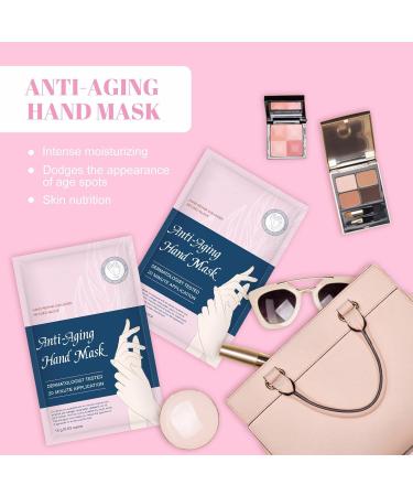 Hand Mask - 5 Pairs Moisture Gloves for Nourishing & Regenerating Hand Care | Anti-Aging & Peeling Treatment for Men & Women - Buy Online on GoSupps.com