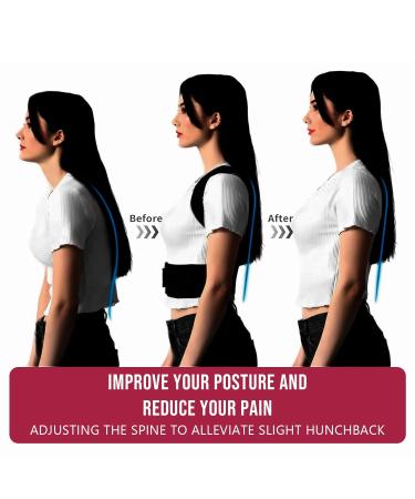 Buy Back Brace Posture Corrector for Men & Women | Full Support Straps for Hunchback Relief & Improved Posture - Large Size - Buy Online on GoSupps.com