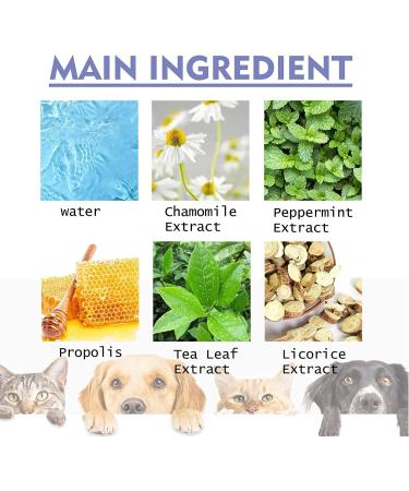 Petry Oral Spray Teeth Cleaning Spray for Dogs & Cats Pets Dental Care Bad Breath Treatment Pet Breath Freshener Spray Care Cleaner Dog and Cat Natural Breath Freshener - Buy Online on GoSupps.com