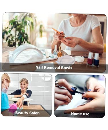 Ipetboom Hand Soaking Bowl Doll Cake Pan Salon Soaker Dish Women Nail Polish Para U as Nail Polish Removal Bowl Nail Tips Soak Bowl Dip Kit Acrylic Water Bowl White Miss Manicure - Buy Online on GoSupps.com