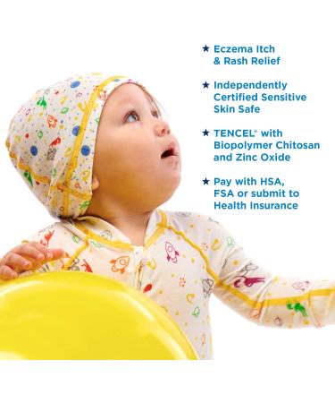 Baby Eczema Cradle Cap Rash Relief Sleep Treatment | Severe Scalp Dermatitis Itch Relief | 0-6M | Head Circumference 16-17 - Buy Online on GoSupps.com