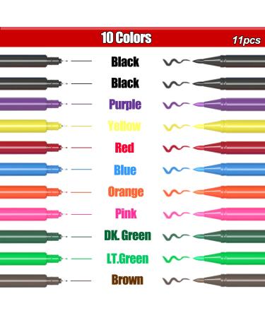 Food coloring Pens, 11Pcs Double Sided Food Grade and Edible