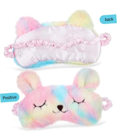 FOMIYES 15 Pcs Unicorn Eye Masks - Soft Reusable Blindfolds for Sleep & Travel | Cute Animal Face Sleep Masks - Buy Online on GoSupps.com